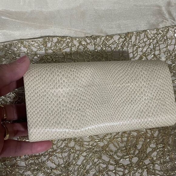 (Z6) Jimmy Choo Sunglasses Hard Case or Clutch Snake Print with MagneticClosure - Picture 5 of 8